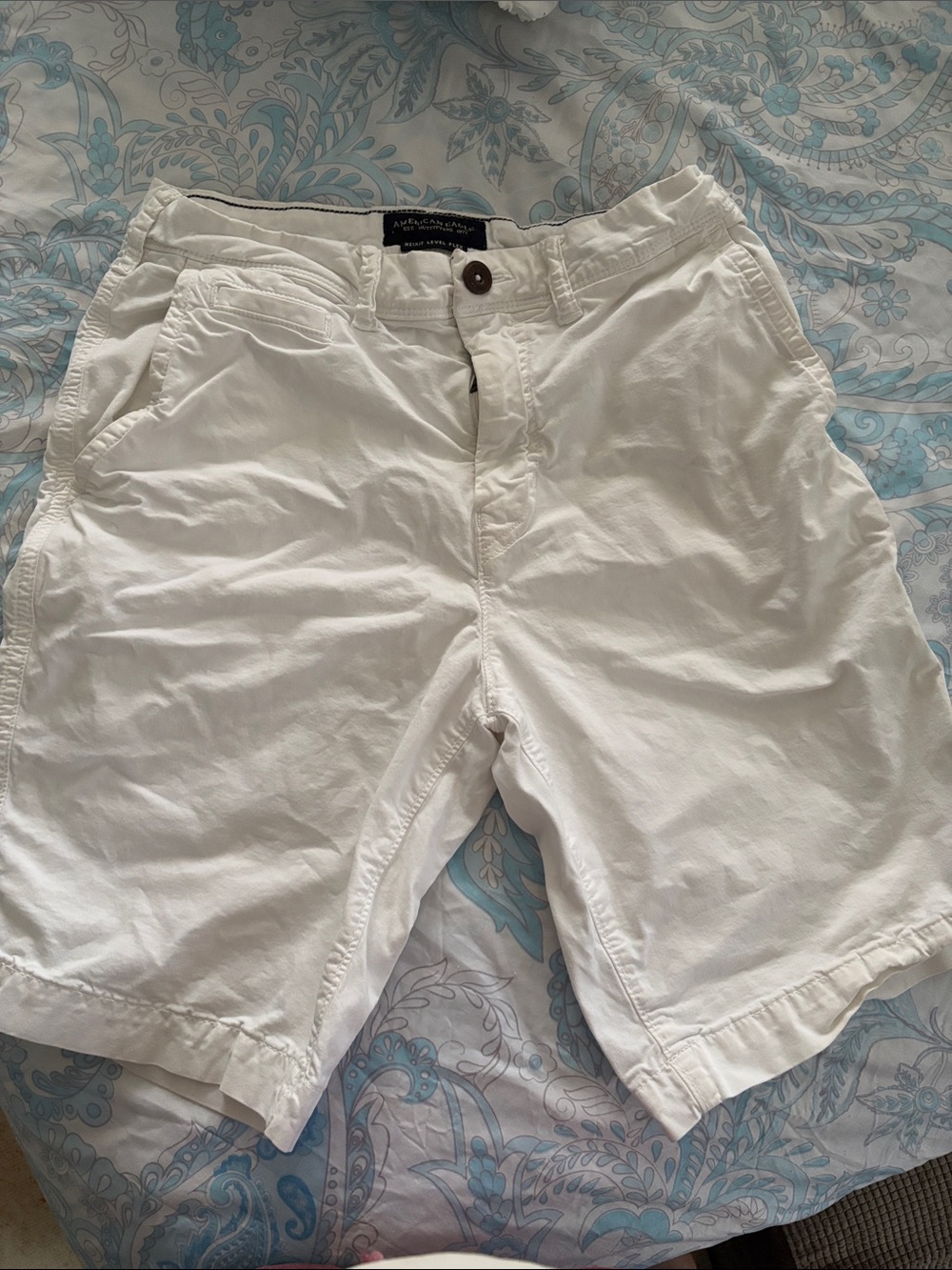 Men's White AE Shorts